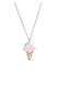 Halskette Kinder Eis Sweet Emaille 925 Silber