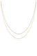 Kette Choker Set (2tlg) Venezia Gliederkette 925 Silber Gold