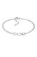 Armband Herz Unendlichkeit Infinity 925 Silber Silber