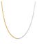 Kette Panzerkette Basic Chunky Chain Bi-Color 925 Silber Bunt