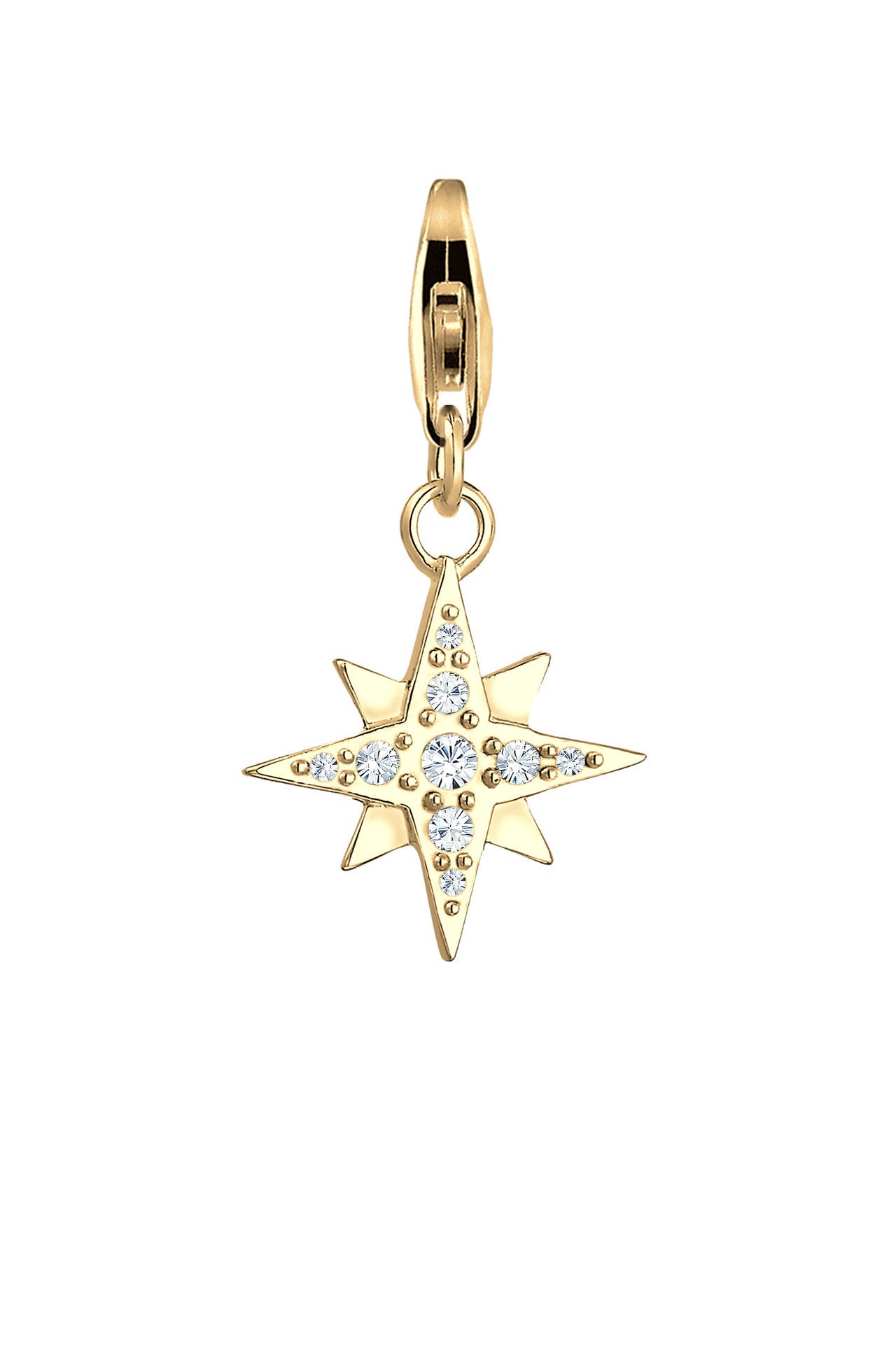 NENALINA Charm Stern Astro Basic 925 Silber, mit Kristallen von Swarovski®, Bild 1