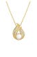 Kette Diamanten Weiß Brillantschliff (0.13 ct) 585 Gelbgold Gold