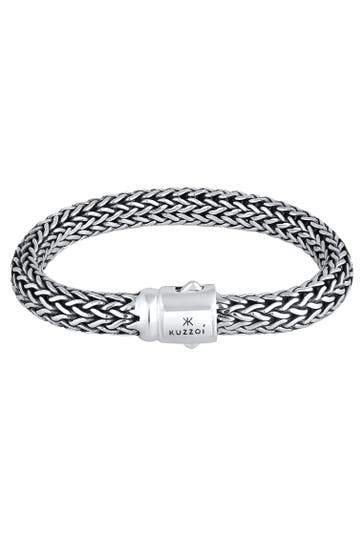 KUZZOI Armband Panzerarmband Basic Cool 925 Silber