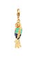 Charm Papagei Vogel Kristalle 925 Silber
