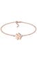 Armband Kleeblatt Glücksbringer Symbol Talisman Schmuck Geschenk 925 Silber Rosegold