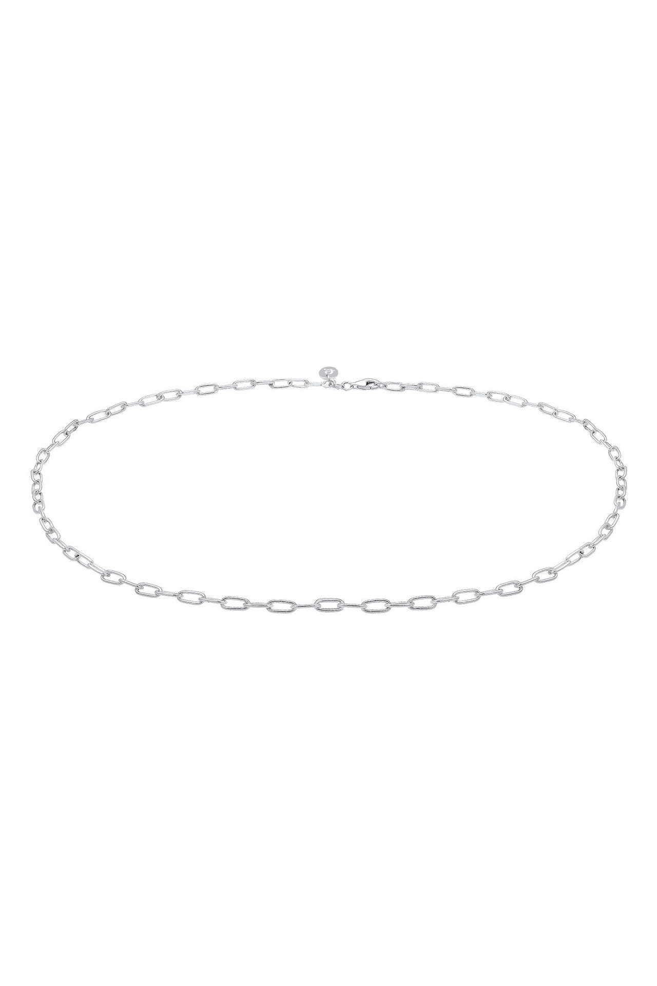 ELLI PREMIUM Kette Basic Gliederkette Blogger Trend 925er Silber Silber, Bild 1