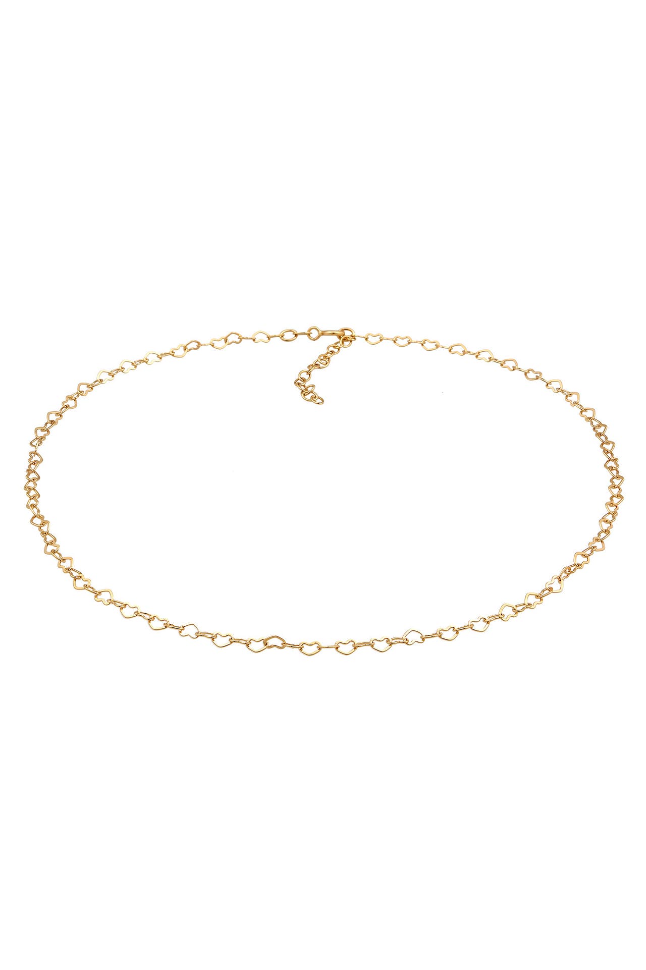 ELLI Kette Choker Herz Liebe Verbunden 925 Silber Gold, Bild 1