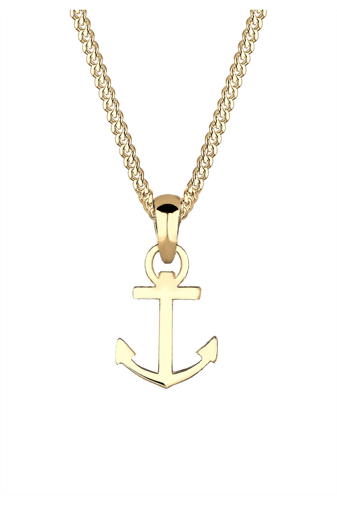 ELLI PREMIUM Kette Anker Heimatsymbol 585 Gelbgold Gold, Bild 1