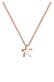Kette Stern Schlicht Basic 925 Silber Rosegold