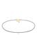 Kette Choker Blitz Nylonkette 925 Silber Gold