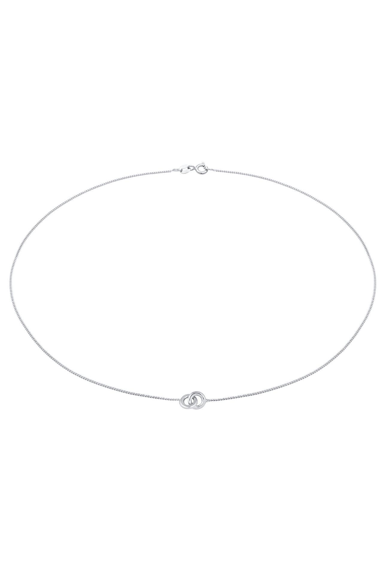 ELLI Kette Choker Kreis Geo 925 Silber Silber, Bild 1