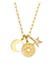 Kette Sonne Mond Stern Symbol 925 Silber Gold