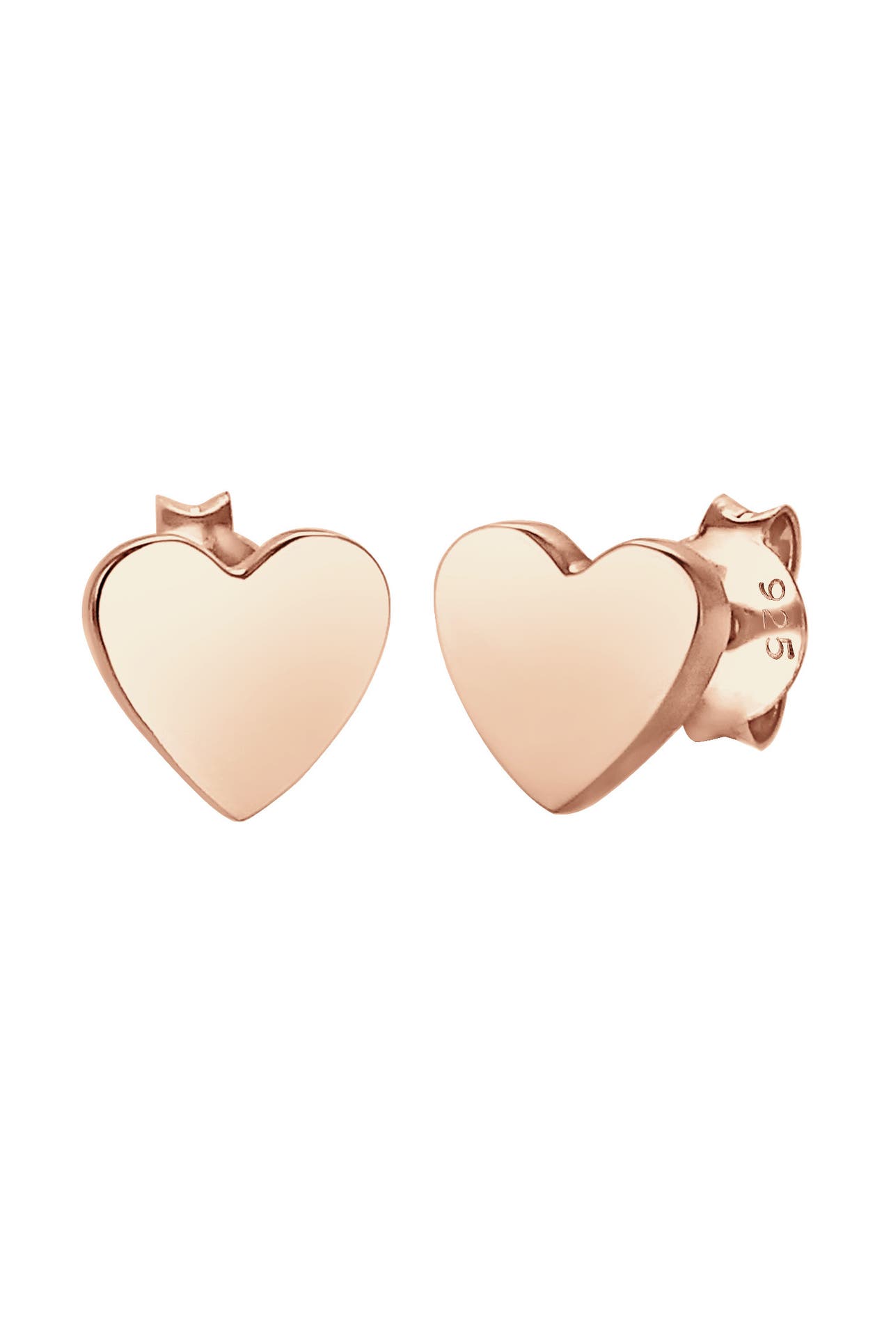 ELLI Ohrringe Kinder Stecker Herz Liebe Basic 925 Silber, Bild 1