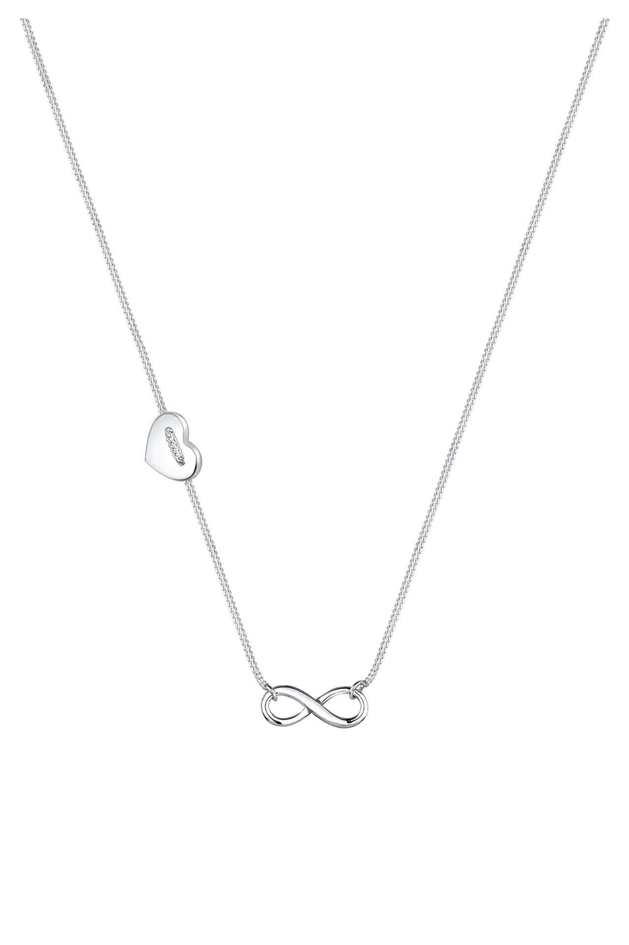 ELLI Kette Infinity Herz 925 Sterling Silber Silber, Bild 1