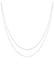 Kette Choker Set (2tlg) Venezia Gliederkette 925 Silber Silber