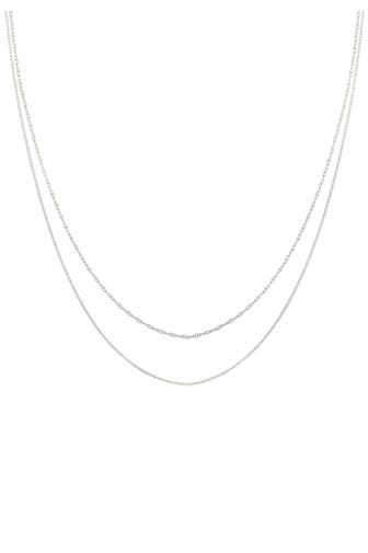 ELLI Kette Choker Set (2tlg) Venezia Gliederkette 925 Silber Silber