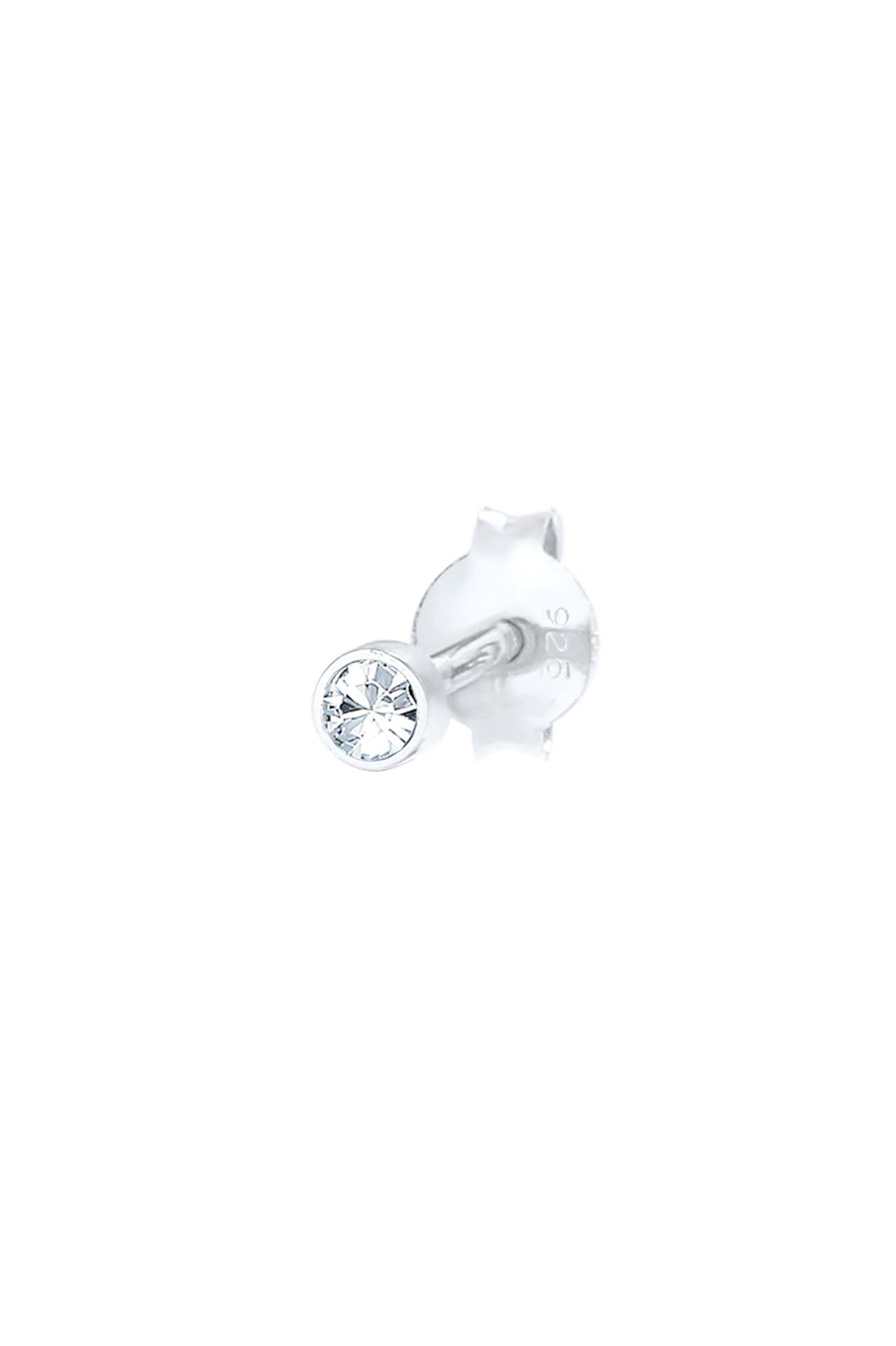 ELLI Ohrringe Single Ohrstecker mit Kristallen von Swarovski® 925 Silber Silber, Bild 1