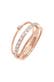 Ring Set mit Kristallen von Swarovski®Schmuck 925 Silber Rosa