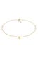 Kette Choker Kugelkette Disc Plättchen 925 Silber Gold