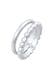 Ring Bandring Basic Kugel Design (2 tlg.) 925 Silber Silber