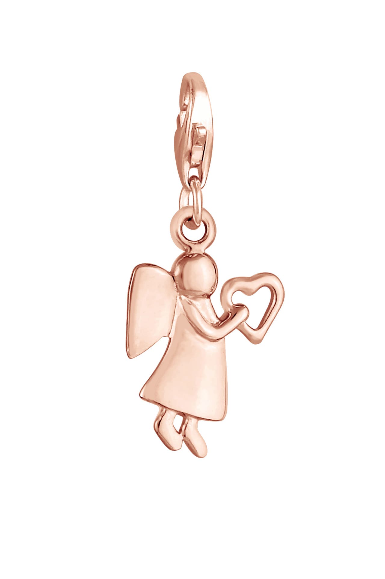 ELLI Charm Schutzengel Herz Talisman Glücksbringer 925 Silber, Bild 1