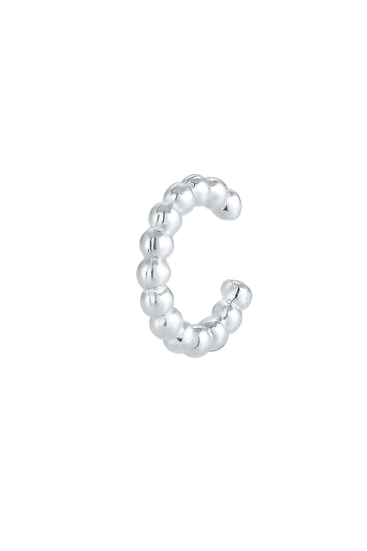 ELLI Ohrringe Earcuff Single Dots Design 925 Sterling Silber Silber, Bild 1