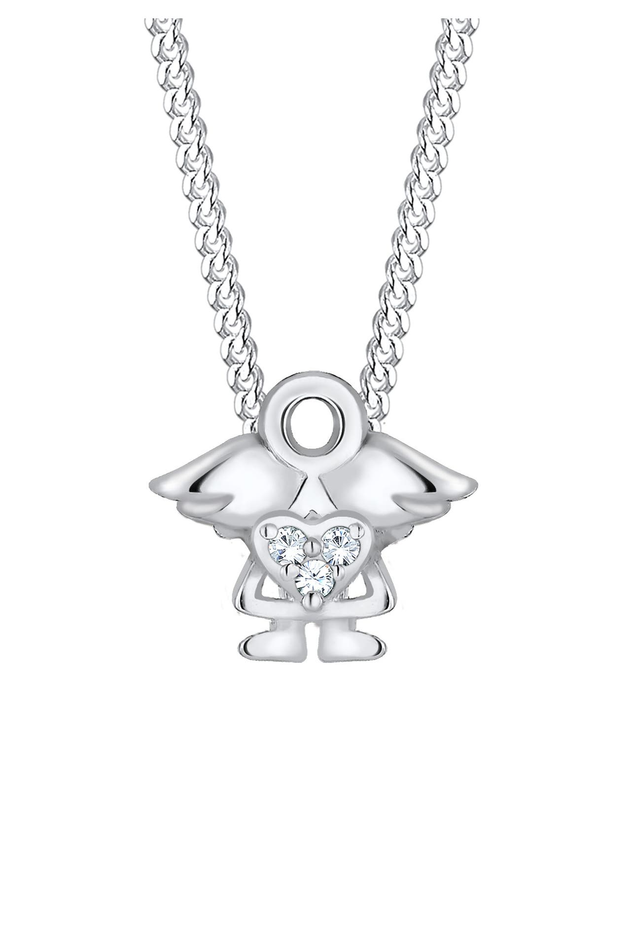 ELLI Halskette Kinder mit Engel Kristalle 925 Silber, Bild 1