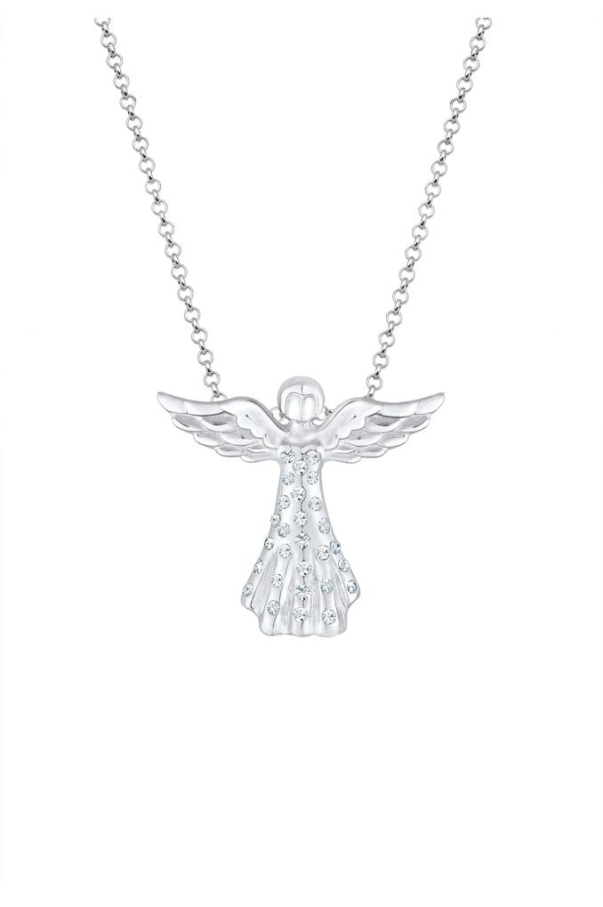 Kette Erbskette Engel Kristalle 925 Silber Silber - ELLI » günstig online  kaufen | Outletcity