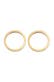 Ring Bandring Basic Emaille 2er Set 925 Silber Gold