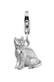 Charm Anhänger Katze 925 Sterling Silber