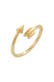 Ring Pfeil Amore Liebe Offen Vintage 925 Silber Gold
