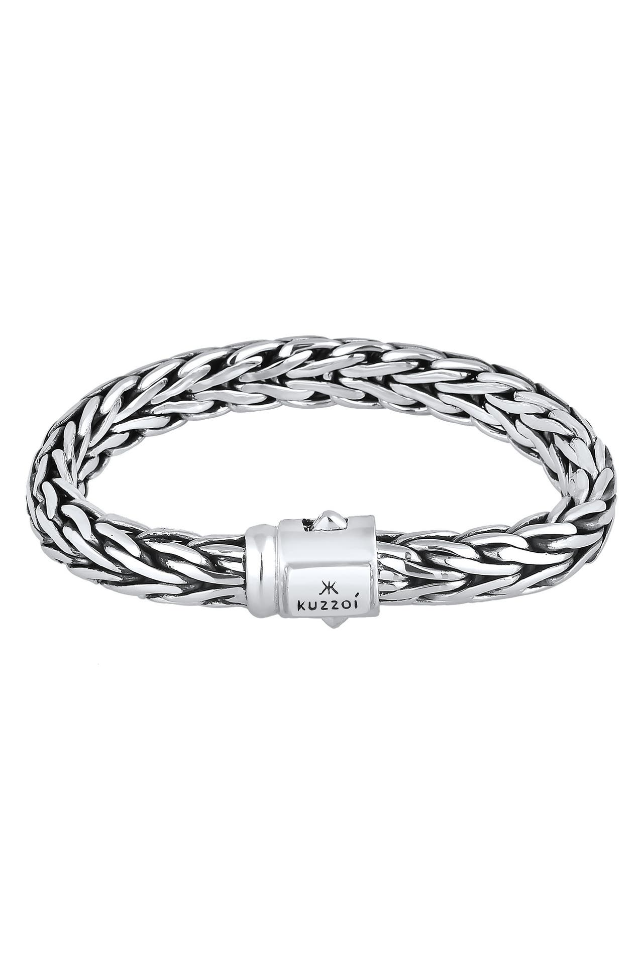 KUZZOI Armband Herren Glieder 925er Silber, Bild 1