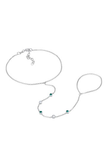 ELLI Armband Hand Chain Handkette Armband 925 Silber Silber