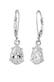 Ohrringe Zirkonia Tropfen Ohrhänger 925 Silber Silber
