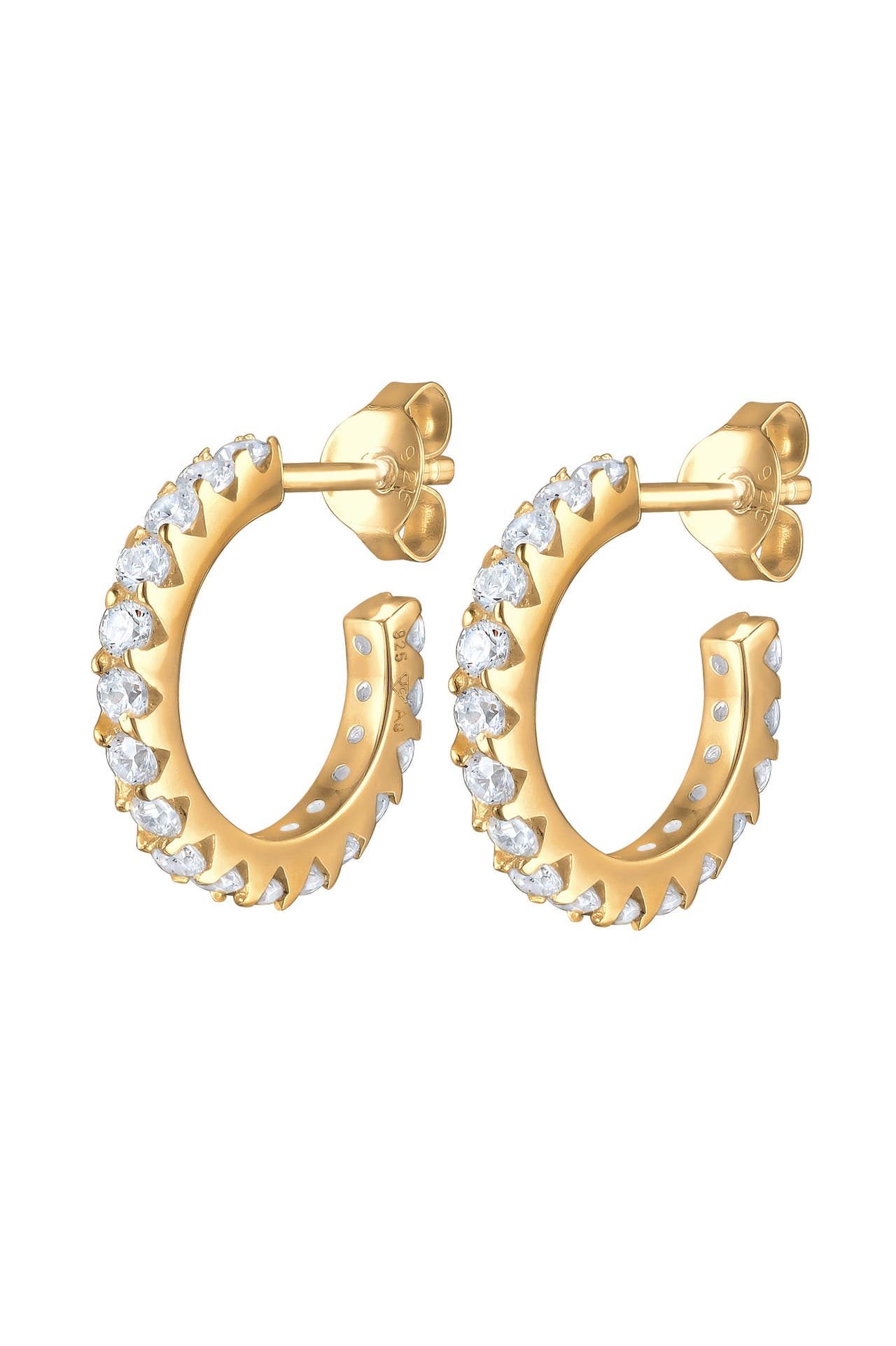 ELLI Ohrringe 925 Silber Gold, Bild 1
