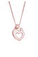 Kette Mutter & Kind Herz Schmuck Geschenk 925 Silber Rosegold