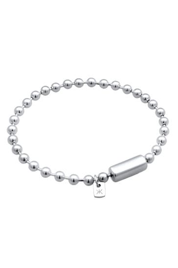 KUZZOI Armband Kugelkette 925 Sterling Silber Silber