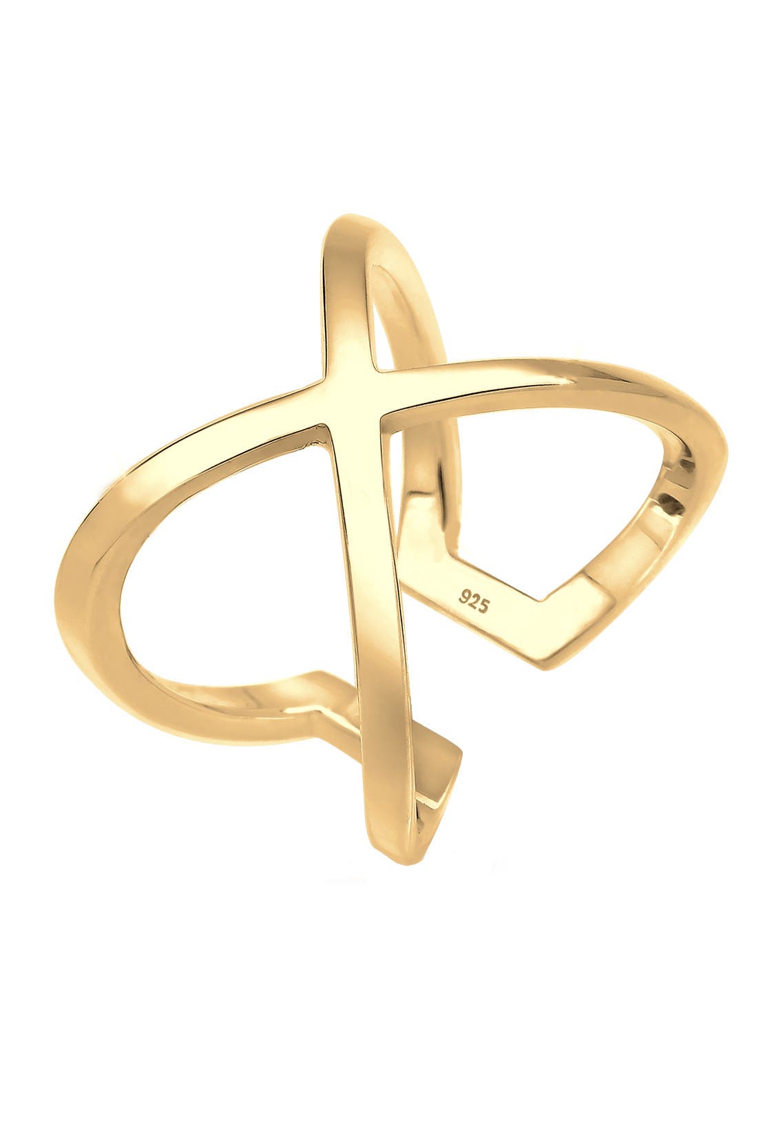 ELLI Ring Kreuz verstellbar 925 Sterling Silber, Bild 1