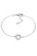 Armband Herz Lab Grown Diamanten (0.18 ct) 925 Silber Silber