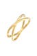 Ring X Kreuz Wickelring 375 Gelbgold Gold