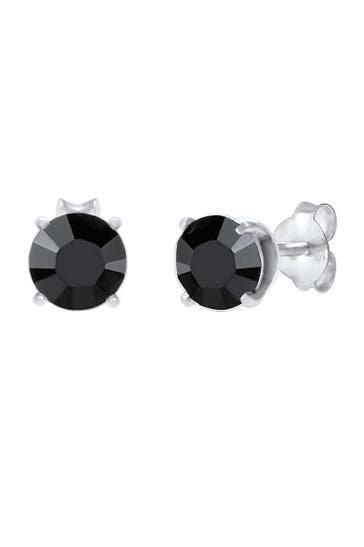 KUZZOI Ohrringe Basic Stecker Geo Kristalle 925 Silber