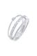 Ring Set mit Kristallen von Swarovski®Schmuck 925 Silber Silber
