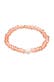 Armband Glas Perlen Heishi Disc Muschelkernperle 925 Silber Orange