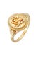 Ring Vintage Ornament Design 925 Sterling Silber Gold