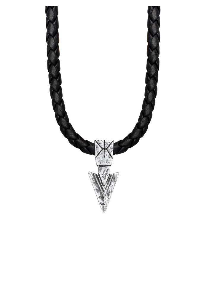 Halskette Herren Lederkette Arrow Pfeil Oxidiert 925 Silber - KUZZOI »  günstig online kaufen | Outletcity