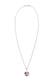Kette Herz  Kristalle 925 Silber Adorable Violett