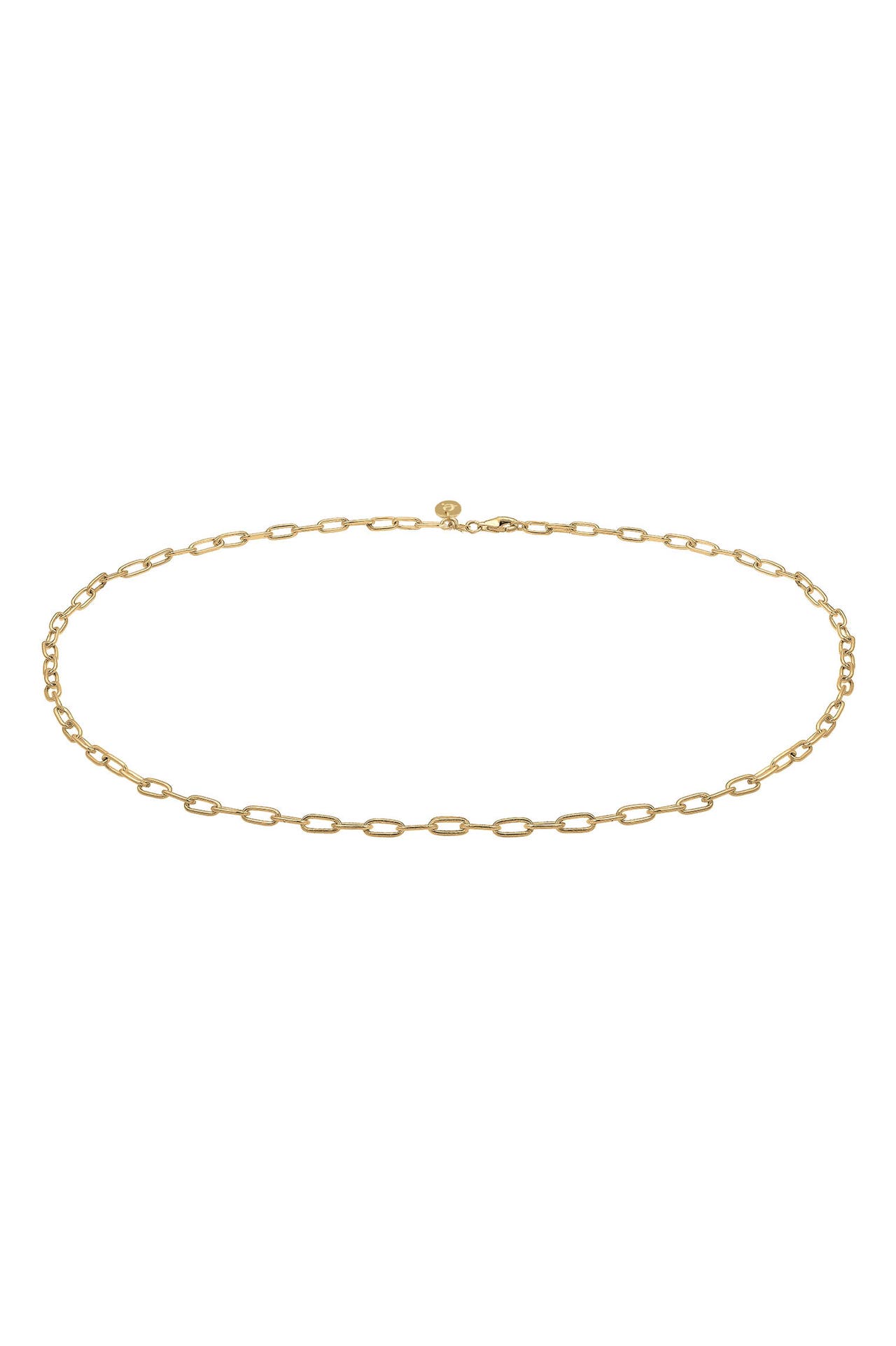 ELLI PREMIUM Kette Basic Gliederkette Blogger Trend 925er Silber Gold, Bild 1