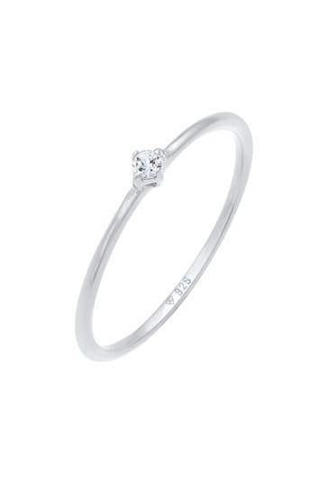 ELLI PREMIUM Ring Stapelring Topas Verlobung 925 Silber