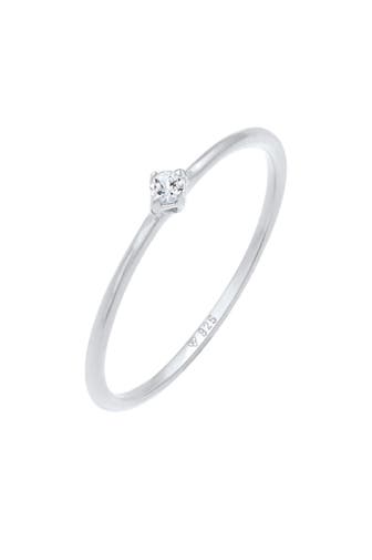 ELLI PREMIUM Ring Stapelring Topas Verlobung 925 Silber