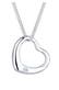 Kette Herz Liebe Romantik Diamant (0.03 ct.) 925 Silber Weiß